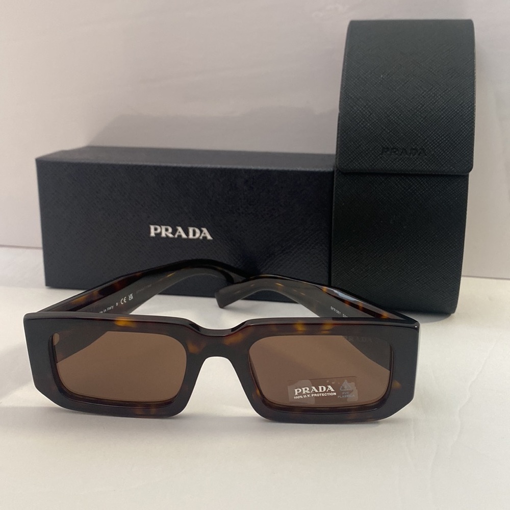 New - Prada PRADA SYMBOLE PR 06YS Tortoise/Dark Brown 53/21/145 unisex S… - Picture 8 of 17
